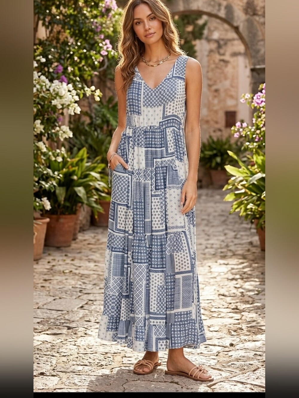 Johnny Was 100% Silk Pete & Greta Rinit Dress $575